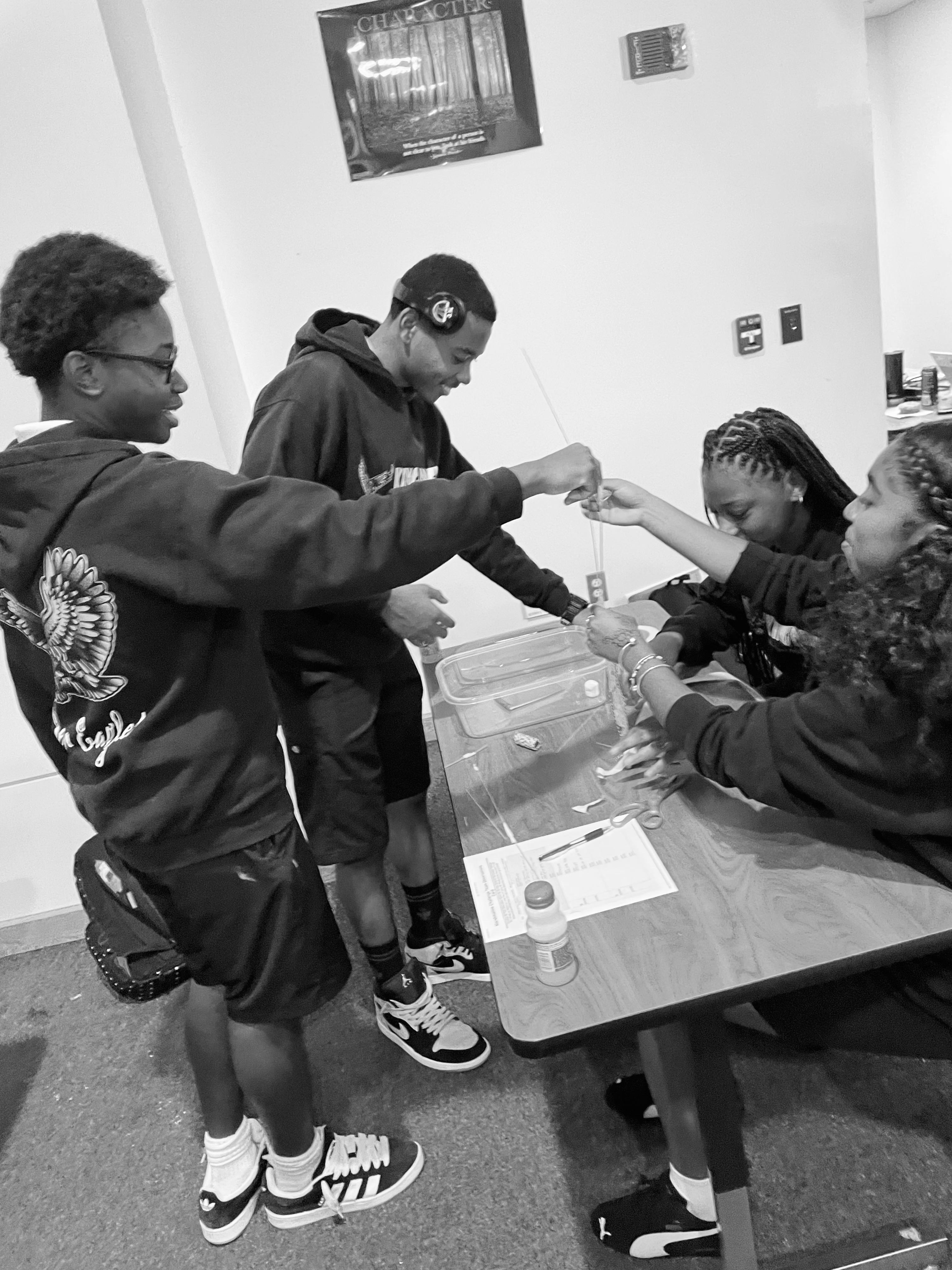 Students making projects in a Steam Create Lab session